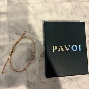 PAVOI Gold Adjustable Bracelet